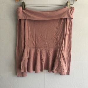Millennial pink off shoulder top